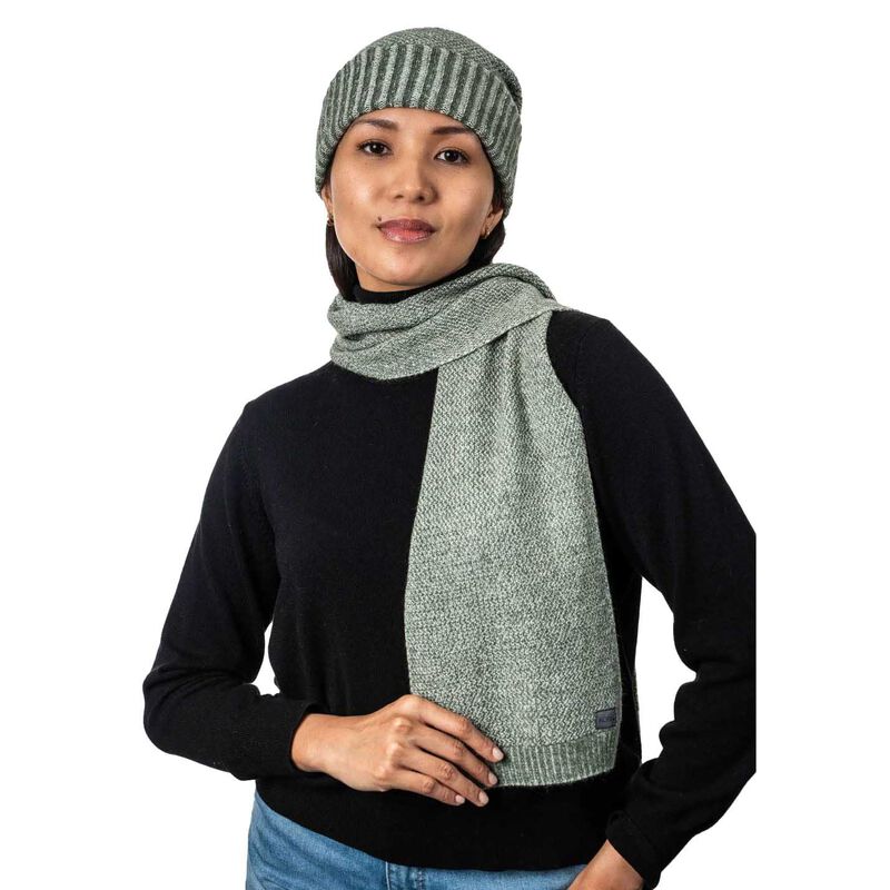 Koru Moss Stitch Plated Scarf image number 0